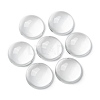 Transparent Half Round Glass Cabochons GGLA-R027-30mm-4