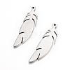 Tarnish Resistant 304 Stainless Steel Pendants STAS-S054-60-1