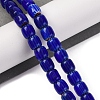 Handmade Lampwork Chevron Beads Strands LAMP-K041-01B-21-2