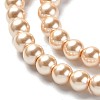 Eco-Friendly Dyed Glass Pearl Round Beads Strands HY-A002-6mm-RB061-3