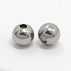 304 Stainless Steel Round Spacer Beads STAS-X0001-2