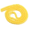 Baking Paint Imitation Jade Glass Round Bead Strands X-DGLA-Q021-6mm-24-2