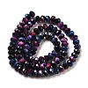 Natural Rainbow Tiger Eye Beads Strands G-NH0002-D02-02-3