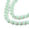 Imitation Jade Glass Beads Strands GLAA-N052-04-B04-3