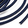 Braided Leather Cord with Core WL-F009-6mm-04-2