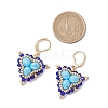 Glass Seed Beads Dangle Earrings EJEW-MZ00331-03-3