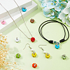 30Pcs 10 Colors Spray Painted Alloy Charms FIND-FH0011-37-5