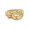 Rack Plating Real 18K Gold Plated Brass Pendants KK-E260-01G-K-3