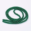 Spray Painted Crackle Glass Beads Strands CCG-Q001-6mm-17-2