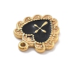 304 Stainless Steel Enamel Pendants STAS-M092-12G-01-2