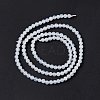 Natural White Agate Beads Strands X-G-C247-03-4