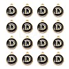 Golden Plated Alloy Charms X-ENAM-S118-02D-2