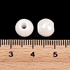 Glazed Porcelain Round Beads PORC-S489-8mm-01-4