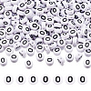 500Pcs Acrylic Horizontal Hole Letter Beads OACR-YS0001-03O-1