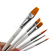 Wooden Paint Brushes Pens Sets AJEW-L072-20-2