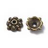 Tibetan Style Alloy Caps MLF0664Y-NF-2