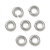 Tarnish Resistant 304 Stainless Steel Open Jump Rings STAS-Q186-02-3x0.6mm-1