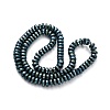 Electroplated Natural Lava Rock Beads Strands G-A256-E01-01C-3