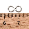 Tarnish Resistant 304 Stainless Steel Open Jump Rings STAS-Q186-02-5x0.8mm-2