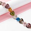 Handmade Lampwork Beads Strands LAMP-D015-09F-4