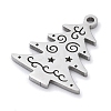 Christmas Theme Anti-Tarnish 304 Stainless Steel Pendants STAS-R003-04P-03-2