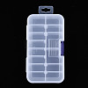 Rectangle Polypropylene(PP) Bead Storage Container CON-N011-009-1