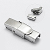 Tarnish Resistant 201 Stainless Steel Watch Band Clasps LS-STAS-K173-01A-1