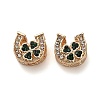 Alloy Rhinestone European Beads FIND-Q115-09G-1