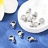Tarnish Resistant 316 Surgical Stainless Steel Lobster Claw Clasps STAS-316-FL10A-6