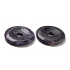 Natural Lepidolite Pendants G-P532-01A-04-2