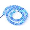Synthetic Moonstone Beads Strands G-R375-10mm-A11-2