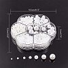 ABS Plastic Imitation Pearl Beads KY-AR0001-01-7