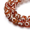 Tibetan Style dZi Beads Strands G-P526-D04-01-4