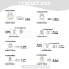 400Pcs 8 Styles Alloy Spacer Beads FIND-YW0011-14-3