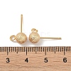 Brass Stud Earring Findings KK-R164-05B-G-3