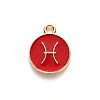 Alloy Enamel Pendants ENAM-S124-01A-07H-2
