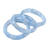 Natural Quartz Crystal Bead Stretch Bracelets for Women Men BJEW-C097-02A-22-1