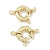Brass Spring Ring Clasps KK-CBAD851-02G-02-1