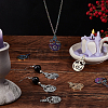 18Pcs 3 Colors 304 Stainless Steel Pendant STAS-DC0012-34-4
