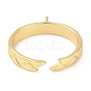 Brass Cuff Finger Ring Settings LS-KK-L219-15E-G-3