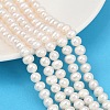 Natural Cultured Freshwater Pearl Beads Strands PEAR-I007-07Y-03A-1