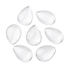 Transparent Teardrop Glass Cabochons GGLA-R024-25x18-4