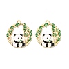 Alloy Enamel Pendants ENAM-C005-12G-2