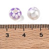 Sports Printed ABS Plastic Beads PL-CBA1C22-04-3