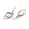 Tarnish Resistant 201 Stainless Steel Earring Hooks STAS-Z036-13P-2