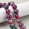 Natural Multi-Color Agate Beads Strands G-A261-B15-14mm-1