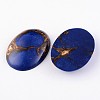 Dyed Synthetic Lapis Lazuli Oval Cabochons G-E294-04B-2