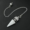 Natural Quartz Crystal Cone Dowsing Pendulum Big Pendants G-C114-02P-21-6