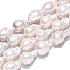 Natural Baroque Pearl Keshi Pearl Beads Strands PEAR-S019-02E-01-3