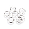 Tarnish Resistant 304 Stainless Steel Open Jump Rings STAS-P212-25P-10-1